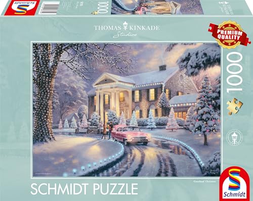 Schmidt Spiele 58781 Thomas Kinkade, Graceland Christmas, 1000 Teile Puzzle, bunt Schmidt Spiele 58781 Thomas Kinkade, Graceland Christmas, 1000 Teile Puzzle, bunt von Schmidt