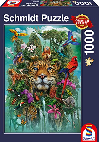Schmidt Spiele 58960 König des Dschungels, 1000 Teile Puzzle von Schmidt Spiele