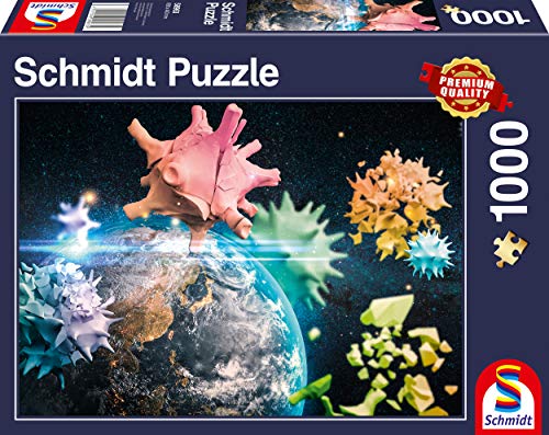 Schmidt Spiele 58963 Planet Erde 2020, 1.000 Teile Puzzle, Bunt von Schmidt Spiele