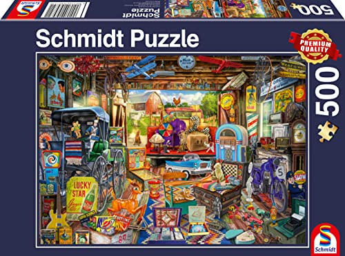 Schmidt Spiele 5897 Garagen-Flohmarkt, 500 Teile Puzzle Schmidt Spiele 5897 Garagen-Flohmarkt, 500 Teile Puzzle von Schmidt