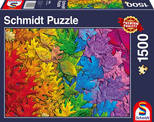 Schmidt Spiele 58993 Bunter Blätterwald, 1500 Teile Puzzle von Schmidt Spiele