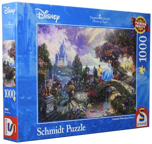 Schmidt Spiele 59472 Thomas Kinkade, Disney Cinderella, 1000 Teile Puzzle Schmidt Spiele 59472 Thomas Kinkade, Disney Cinderella, 1000 Teile Puzzle von Schmidt