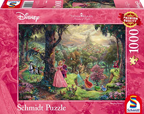 Schmidt Spiele 59474 Thomas Kinkade, Disney, Dornröschen, 1000 Teile Puzzle von Schmidt Spiele
