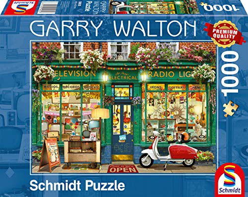 Schmidt Spiele 59605 Garry Walton, Elektronik-Shop, 1000 Teile Puzzle von Schmidt Spiele