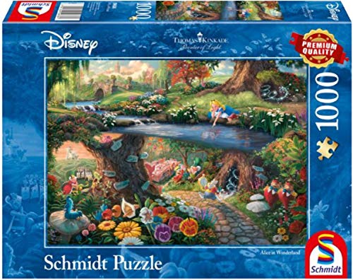 Schmidt Spiele 59636 Thomas Kinkade, Disney, Alice im Wunderland, 1000 Teile Puzzle Schmidt Spiele 59636 Thomas Kinkade, Disney, Alice im Wunderland, 1000 Teile Puzzle von Schmidt