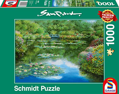 Schmidt Spiele 59657 Monet Sam Park, Seerosenteich, 1000 Teile Puzzle, Bunt von Schmidt Spiele