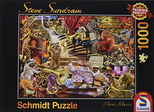 Schmidt Spiele 59664 Steve Sundram, Music Mania, 1000 Teile Puzzle von Schmidt Spiele