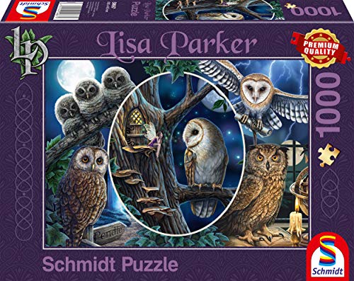 Schmidt Spiele 59667 Lisa Parker, Geheimnisvolle Eulen, 1000 Teile Puzzle von Schmidt Spiele