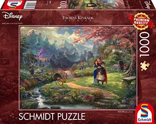 Schmidt Spiele 59672 Thomas Kinkade, Disney, Mulan, 1000 Teile Puzzle von Schmidt Spiele