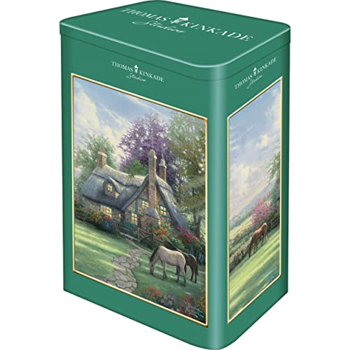 Schmidt Spiele Thomas Kinkade, A Perfect Summer Day, 500 Teile Puzzle in Einer Nostalgiedose von Schmidt