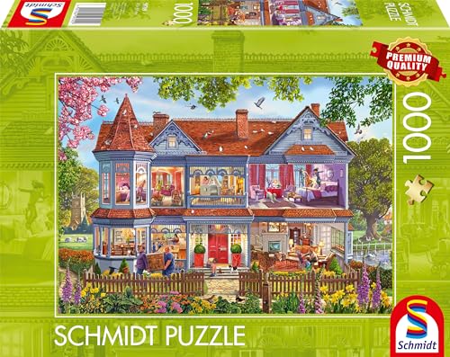 Schmidt Spiele 59709 Haus im Frühling, 1000 Teile Puzzle Schmidt Spiele 59709 Haus im Frühling, 1000 Teile Puzzle von Schmidt
