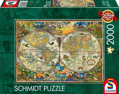 Schmidt Spiele 59741 Gestalten der Erde, 2000 Teile Puzzle von Schmidt Spiele