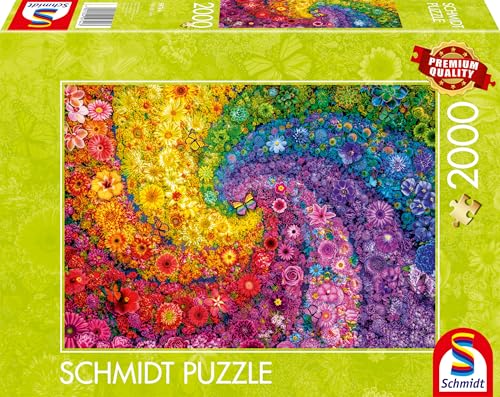 Schmidt Spiele 59744 Kunterbunter Blütenwirbel, 2000 Teile Puzzle Schmidt Spiele 59744 Kunterbunter Blütenwirbel, 2000 Teile Puzzle von Schmidt