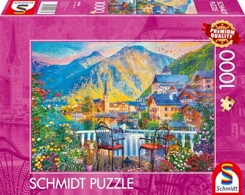 Schmidt Spiele 59766 Malerisches Hallstatt, 1000 Teile Puzzle, bunt von Schmidt Spiele
