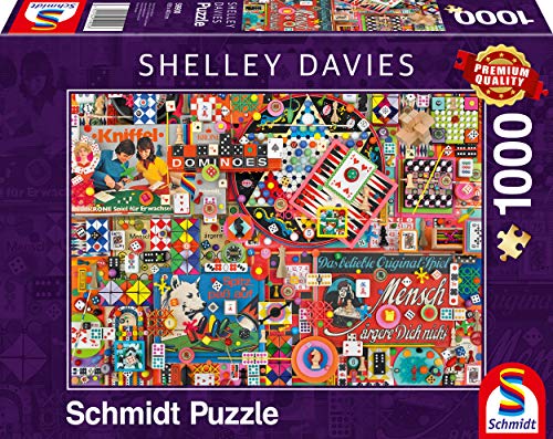 Schmidt Spiele 59900 Shelley Davies, Vintage Gesellschaftsspiele, 1000 Teile Puzzle von Schmidt