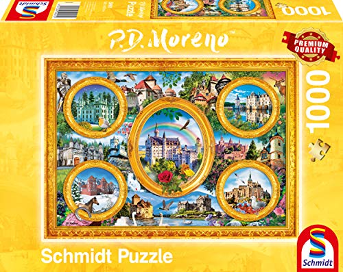 Schmidt Spiele 59901 Peter Moreno, Schlösser, 1.000 Teile Puzzle, Bunt Schmidt Spiele 59901 Peter Moreno, Schlösser, 1.000 Teile Puzzle, Bunt von Schmidt