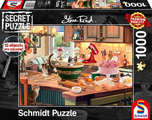 Schmidt Spiele 59919 Secret Puzzle, Am Küchentisch, 1.000 Teile, bunt Schmidt Spiele 59919 Secret Puzzle, Am Küchentisch, 1.000 Teile, bunt von Schmidt