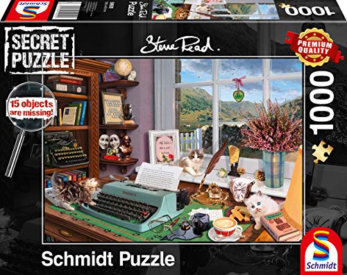 Schmidt Spiele 59920 Am Schreibtisch, 1000 Teile Secret Puzzle von Schmidt Spiele