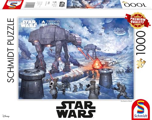 Lucas Film, Star Wars, The Battle of Hoth (Puzzle): Erwachsenenpuzzle Kinkade Collection - Lucas Film 1.000 Teile von Schmidt