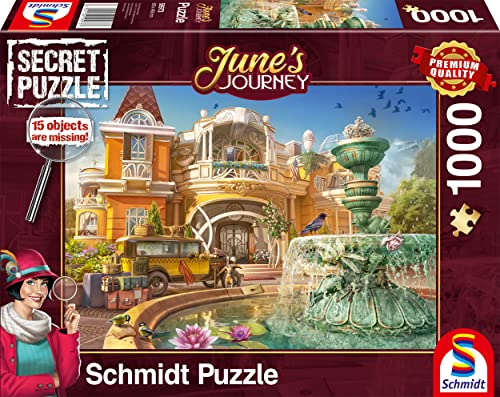 Schmidt Spiele 59973 Junes Journey, Orchideenanwesen, 1000 Teile Puzzle, Mehrfarbig, one Size von Schmidt Spiele