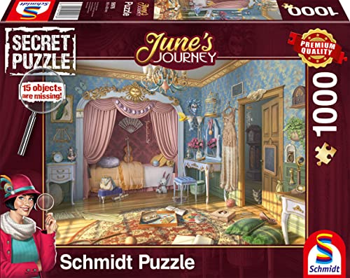 Schmidt Spiele 59976 Junes Journey, Schlafzimmer, 1000 Teile Puzzle von Schmidt