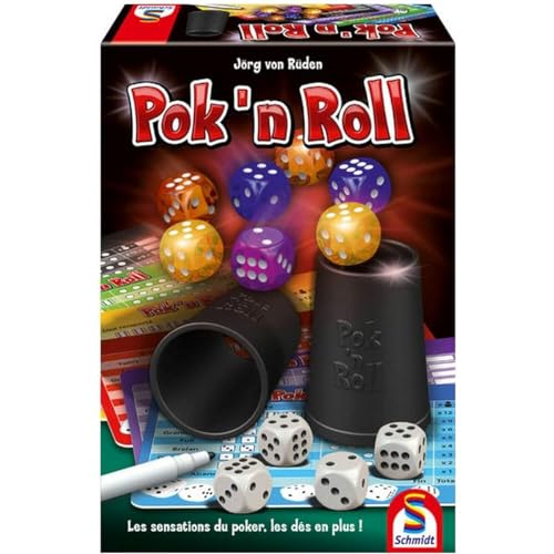 Schmidt Spiele 88307 Pok'n'Roll, Würfelspiel von Schmidt Spiele