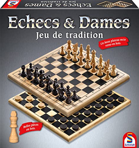 Schmidt Spiele 88397 Damen, Graues Schach, Spieltradition von Schmidt Spiele