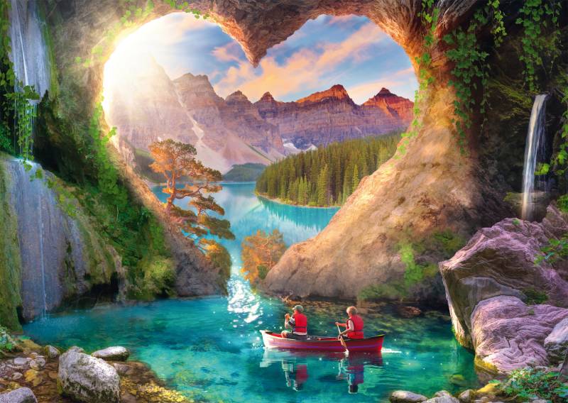 Schmidt Spiele Ausblick mit Herz 1000 Teile Puzzle Schmidt-Spiele-59777 von Schmidt Spiele