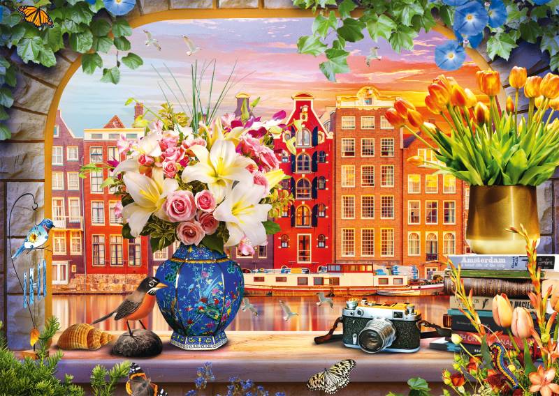Schmidt Spiele Besuch in Amsterdam 1000 Teile Puzzle Schmidt-Spiele-59771 von Schmidt Spiele