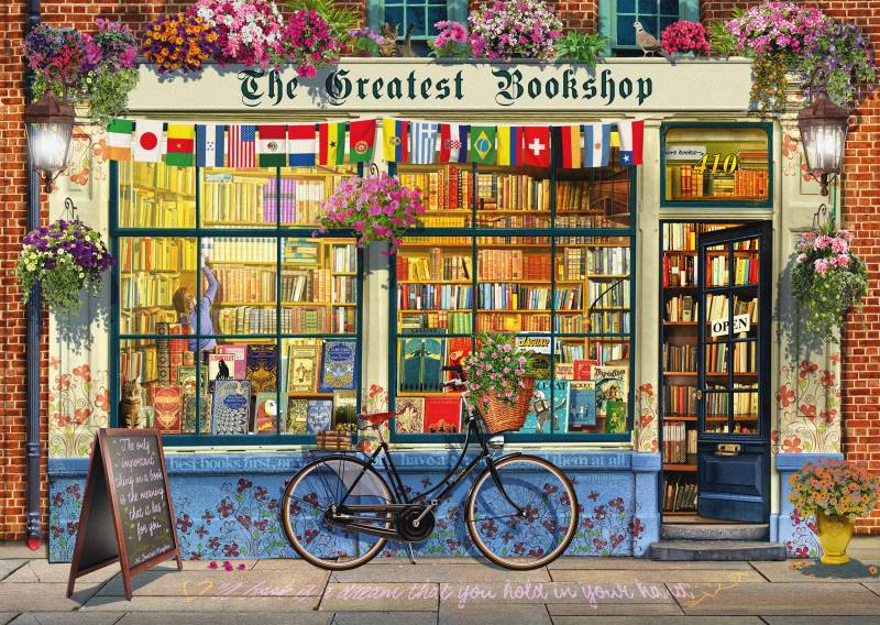 Schmidt Spiele Buchhandlung 1000 Teile Puzzle Schmidt-Spiele-59604 von Schmidt Spiele