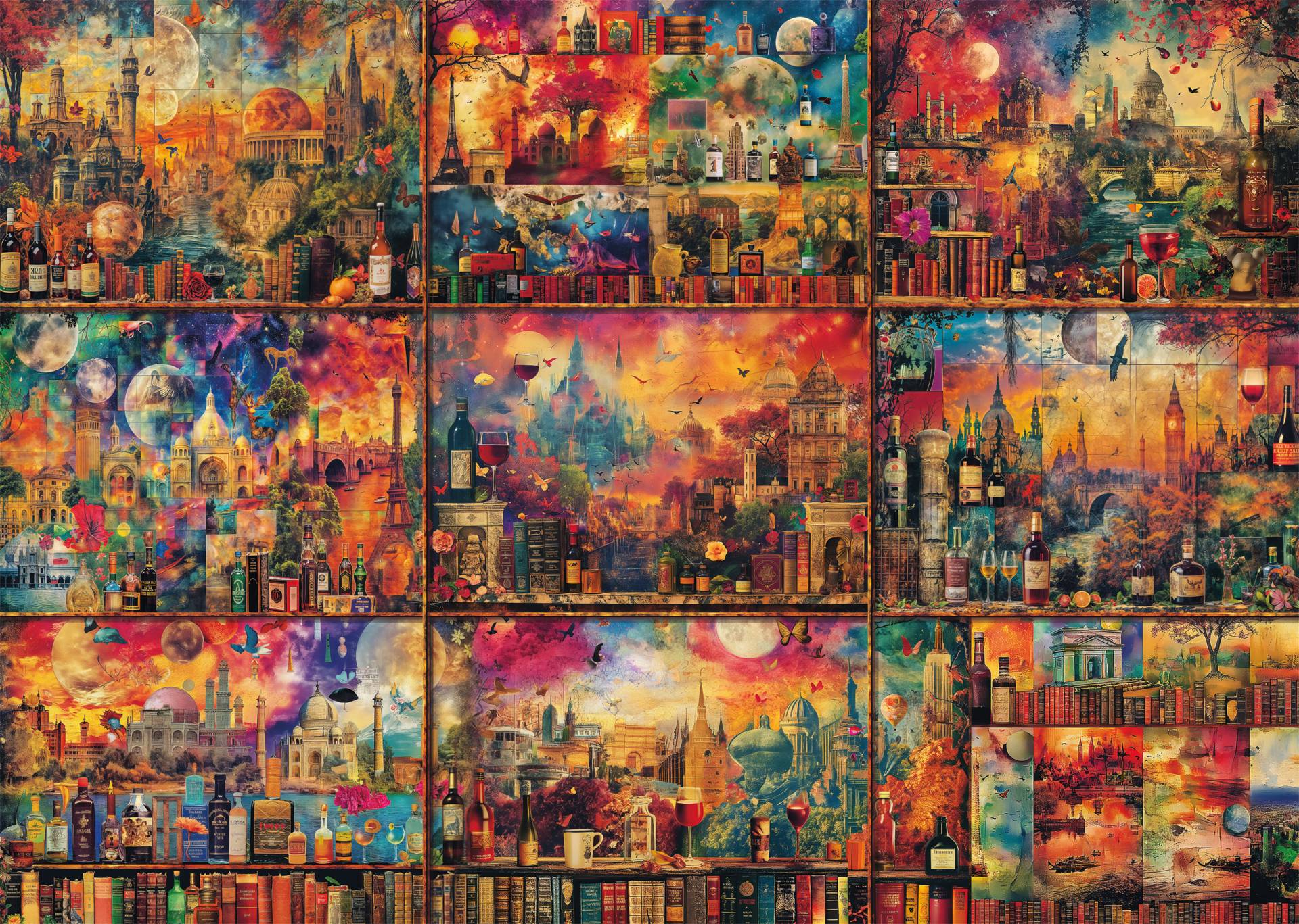Schmidt Spiele Bücher, Weine und Reisen 2000 Teile Puzzle Schmidt-Spiele-59745 Schmidt Spiele Bücher, Weine und Reisen 2000 Teile Puzzle Schmidt-Spiele-59745 von Schmidt Spiele