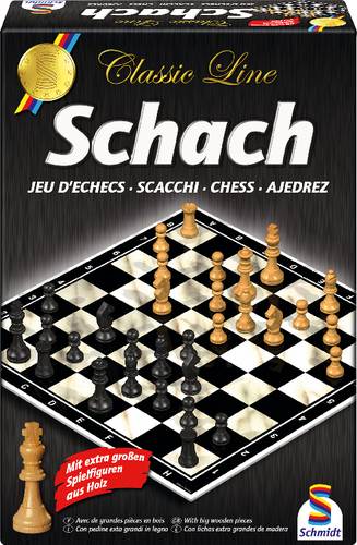 Schmidt Spiele Classic Line Schach 49082 Schachset (L x B) 275mm x 190mm von Schmidt Spiele