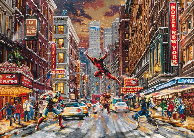 Schmidt Spiele Deadpool, Snow Day 1000 Teile Puzzle Schmidt-Spiele-59959 von Schmidt Spiele