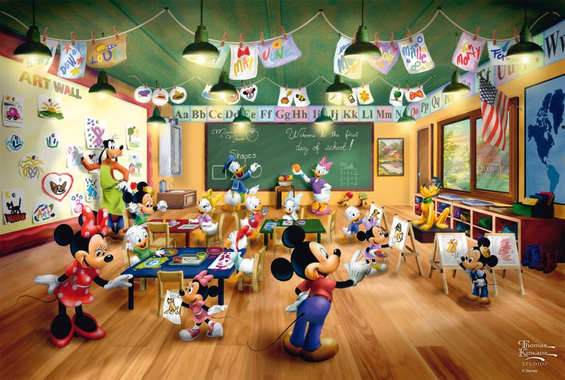 Schmidt Spiele Disney, Mickey and Minnie, Schoolhouse 200 Teile Puzzle Schmidt-Spiele-56599 von Schmidt Spiele
