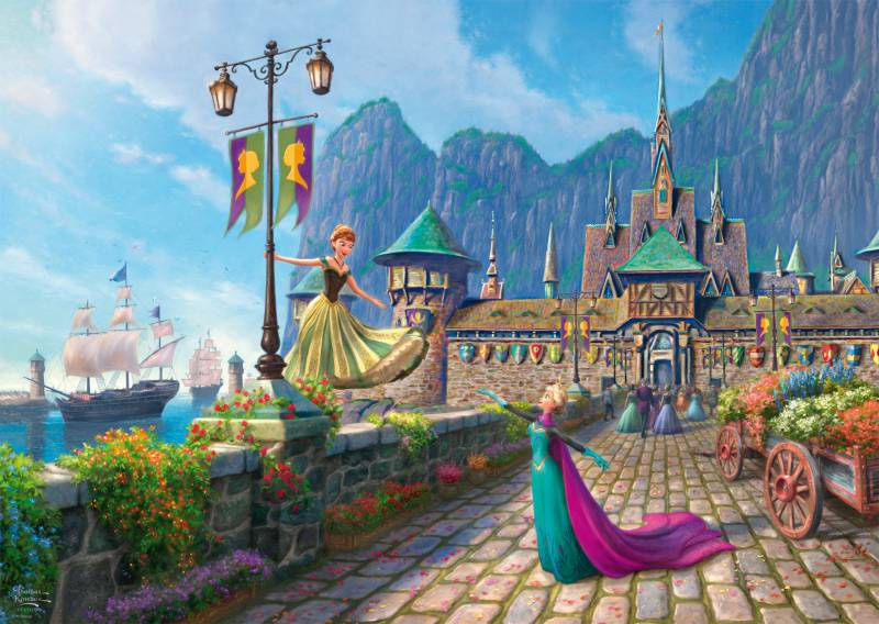 Schmidt Spiele Disney Frozen - Feiern in Arendelle 1000 Teile Puzzle Schmidt-Spiele-58042 von Schmidt Spiele