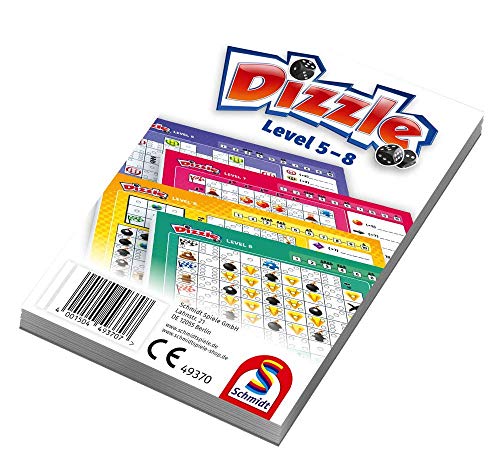 Schmidt Spiele Dizzle Zusatzblock mit Level 5-8 Würfelspiel von Schmidt Spiele