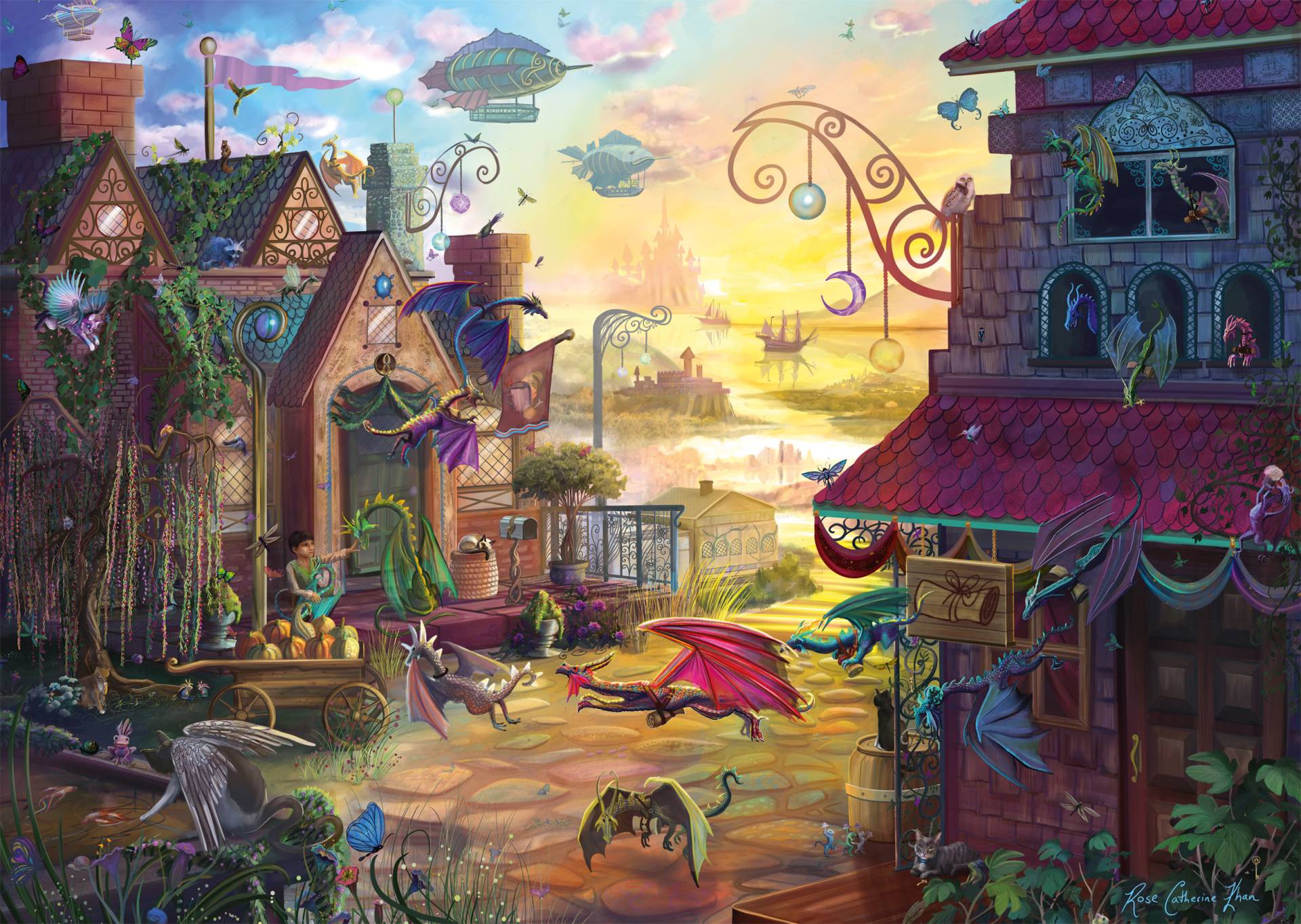 Schmidt Spiele Drachenpost 1000 Teile Puzzle Schmidt-Spiele-57584 Schmidt Spiele Drachenpost 1000 Teile Puzzle Schmidt-Spiele-57584 von Schmidt Spiele