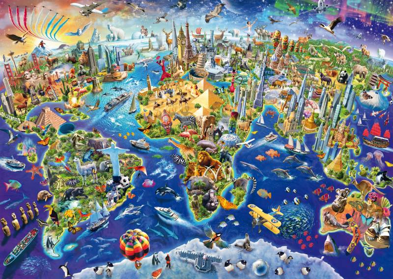 Schmidt Spiele Entdecke Unsere Welt 1000 Teile Puzzle Schmidt-Spiele-58288 Schmidt Spiele Entdecke Unsere Welt 1000 Teile Puzzle Schmidt-Spiele-58288 von Schmidt Spiele