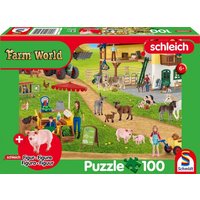 Schmidt Spiele - Farm World, Bauernhof und Hofladen, 100 Teile, mit Add-on, eine Original Figur von Schmidt Spiele