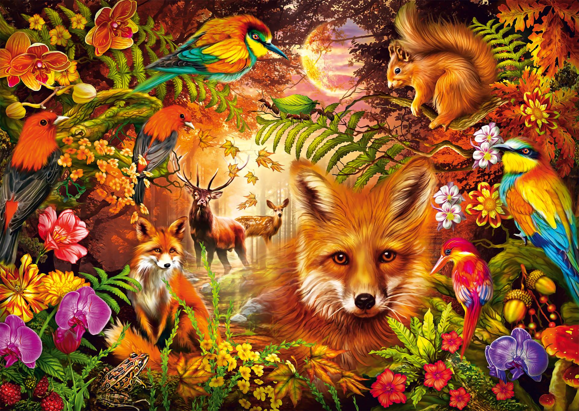 Schmidt Spiele Federn, Pelze und Blumen 1000 Teile Puzzle Schmidt-Spiele-59795 von Schmidt Spiele