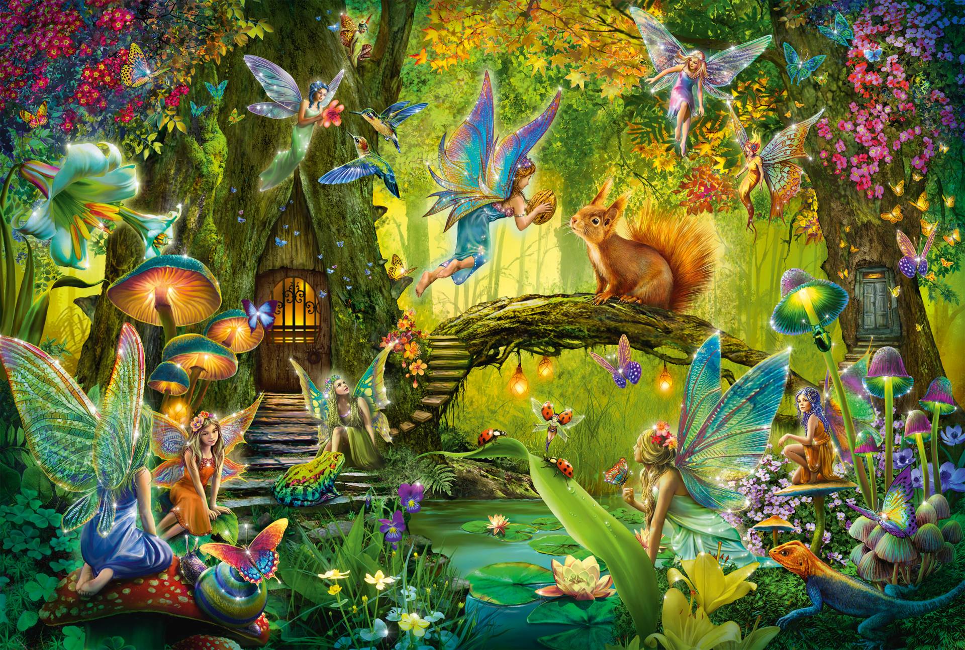 Schmidt Spiele Feen im Wald 200 Teile Puzzle Schmidt-Spiele-56333 von Schmidt Spiele