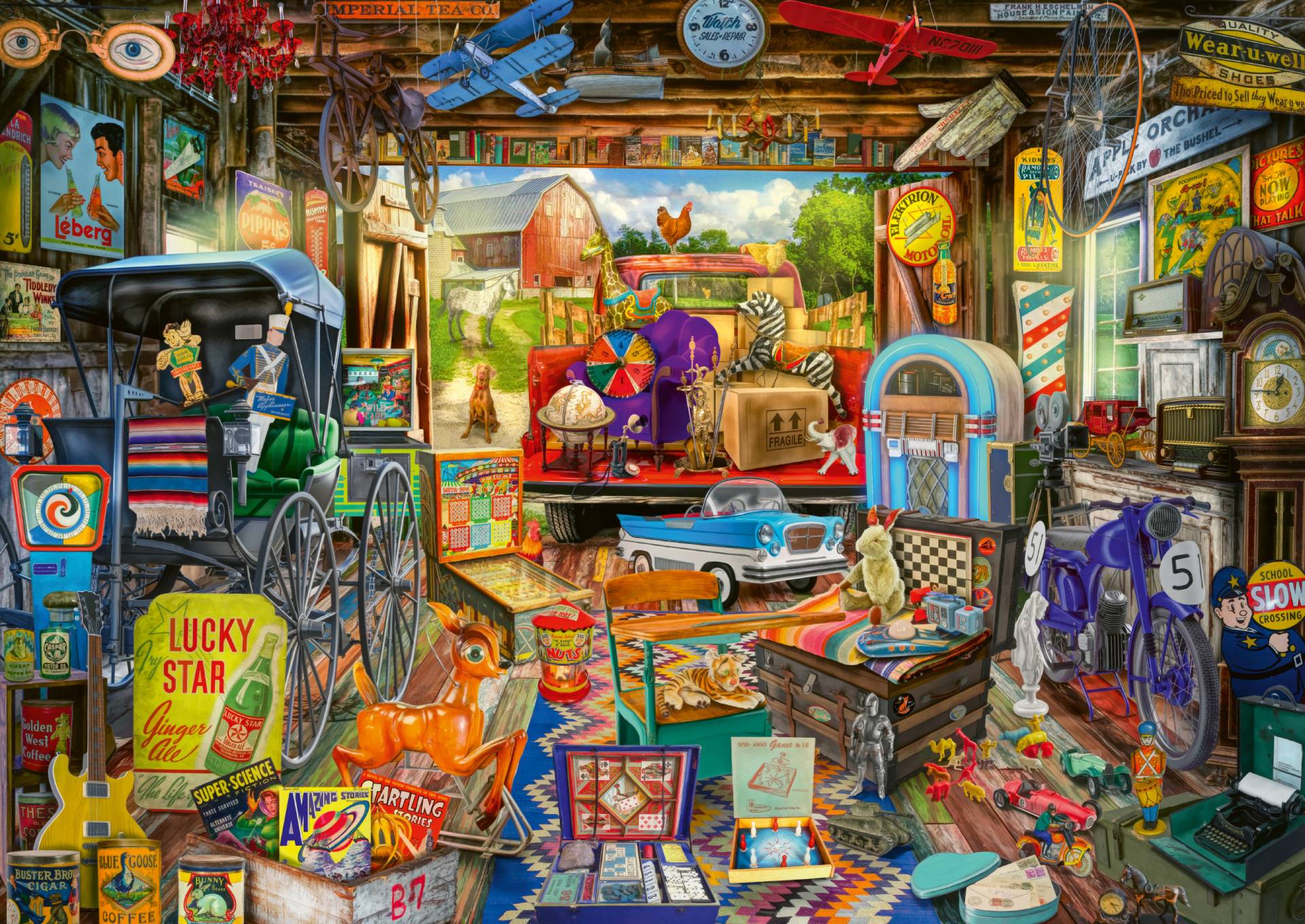 Schmidt Spiele Garagen-Flohmarkt 500 Teile Puzzle Schmidt-Spiele-58972 Schmidt Spiele Garagen-Flohmarkt 500 Teile Puzzle Schmidt-Spiele-58972 von Schmidt Spiele