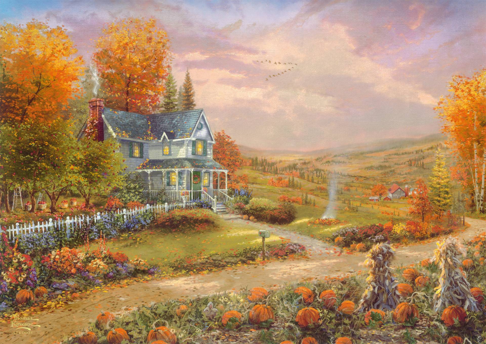 Schmidt Spiele Herbst in Apple Hill 500 Teile Puzzle Schmidt-Spiele-58795 von Schmidt Spiele