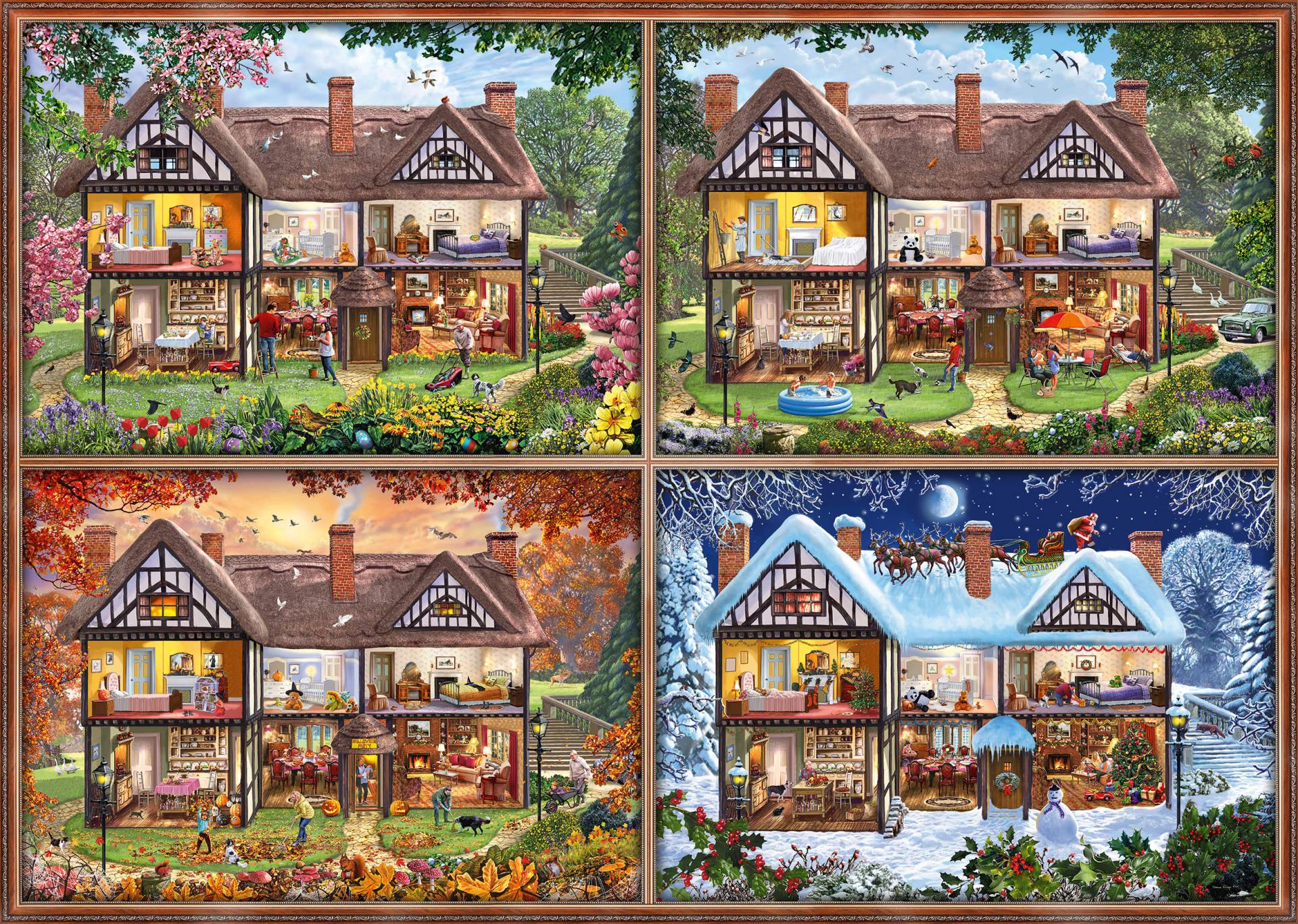 Schmidt Spiele Jahreszeiten Haus 2000 Teile Puzzle Schmidt-Spiele-58345 Schmidt Spiele Jahreszeiten Haus 2000 Teile Puzzle Schmidt-Spiele-58345 von Schmidt Spiele