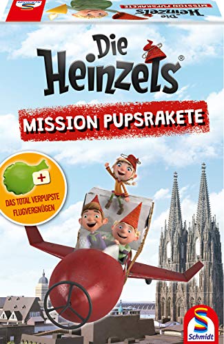 Schmidt Spiele 40592 Die Heinzels, Mission Pupsrakete, Kinderspiel, bunt von Schmidt Spiele