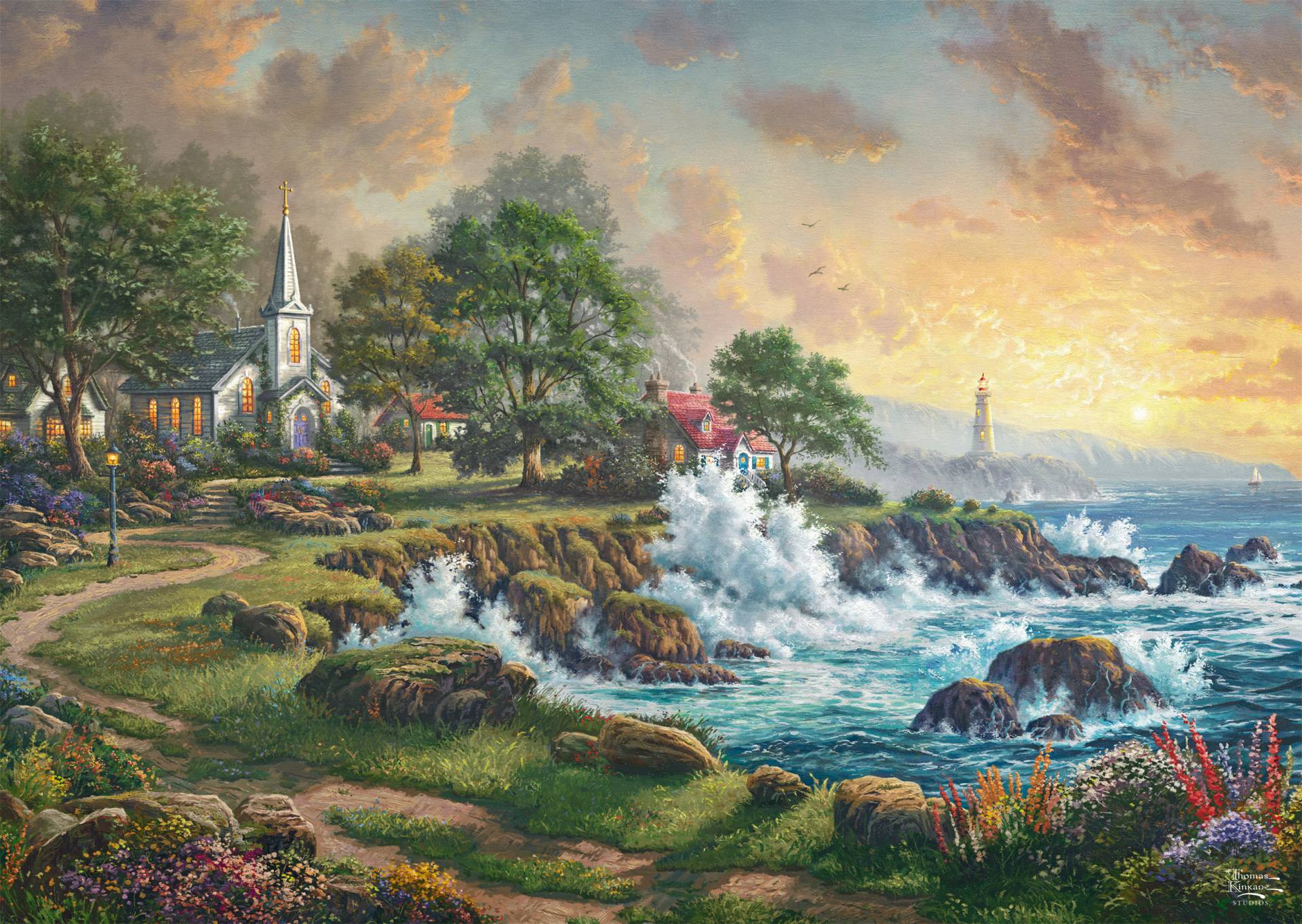Schmidt Spiele Kleinod am Meer 1000 Teile Puzzle Schmidt-Spiele-58628 von Schmidt Spiele