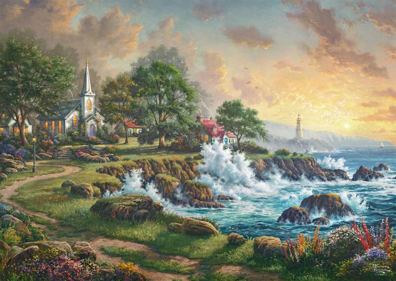 Schmidt Spiele Kleinod am Meer 1000 Teile Puzzle Schmidt-Spiele-58628 von Schmidt Spiele