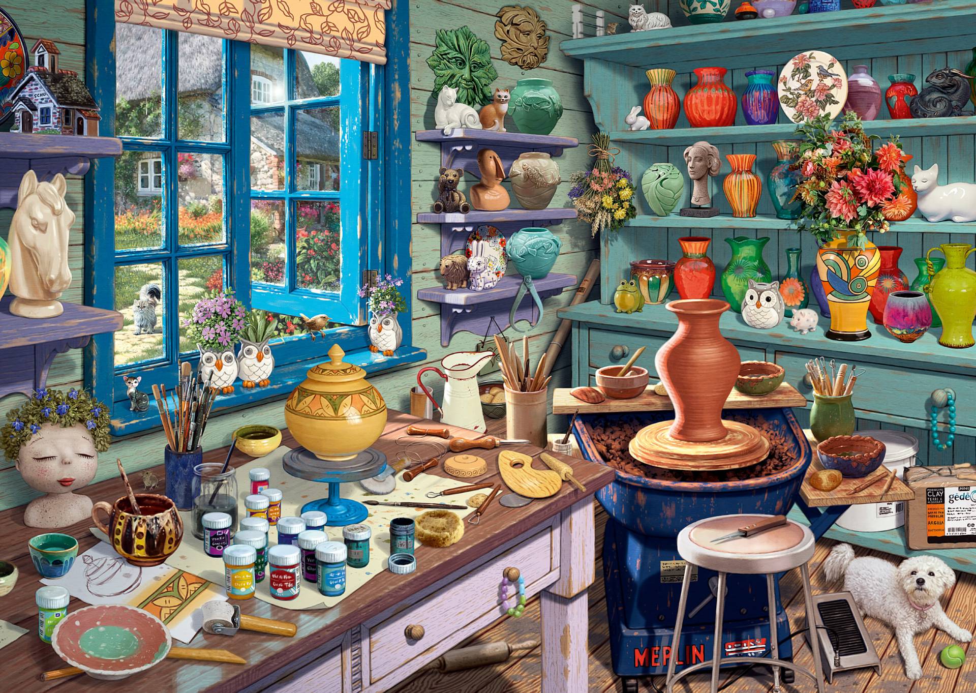 Schmidt Spiele Künstler-Atelier 1000 Teile Puzzle Schmidt-Spiele-59656 Schmidt Spiele Künstler-Atelier 1000 Teile Puzzle Schmidt-Spiele-59656 von Schmidt Spiele