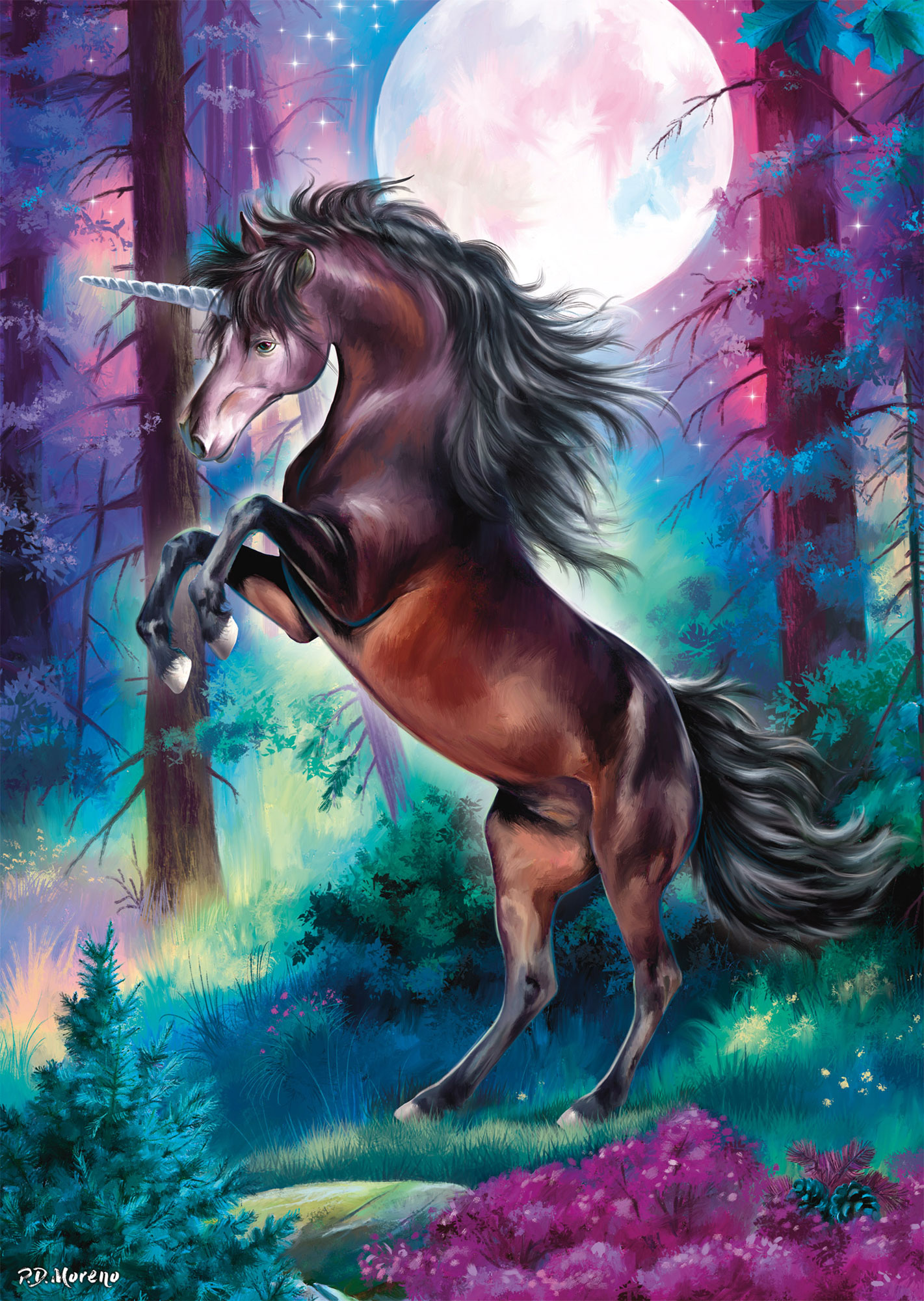 Schmidt Spiele Licorne au clair de lune 1000 Teile Puzzle Schmidt-Spiele-58887 Schmidt Spiele Licorne au clair de lune 1000 Teile Puzzle Schmidt-Spiele-58887 von Schmidt Spiele