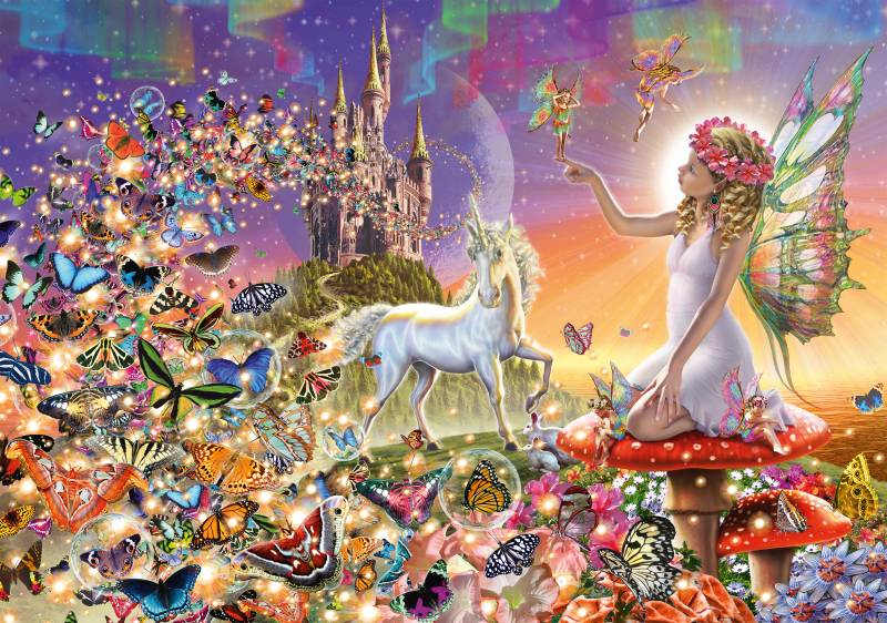 Schmidt Spiele Märchenhaftes Zauberland 1500 Teile Puzzle Schmidt-Spiele-58994 von Schmidt Spiele